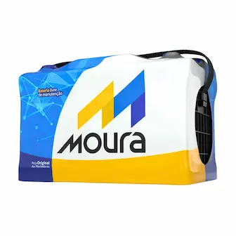 Bateria Moura 60Ah para carros — instalada em Porto Alegre